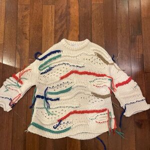 Zara Multicolor Knit Sweater